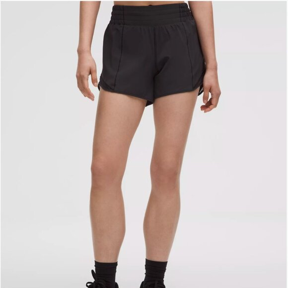Lululemon Hotty Hot Short *High-Rise Long 4" Black - Picture 1 of 10